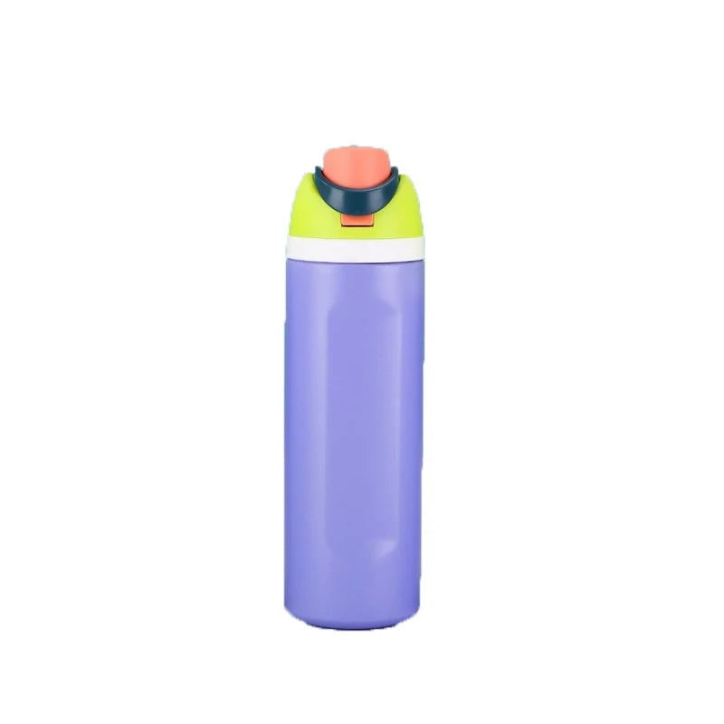 Insulated Stainless Steel Water Bottle with Straw (19oz, 24oz, 32oz)