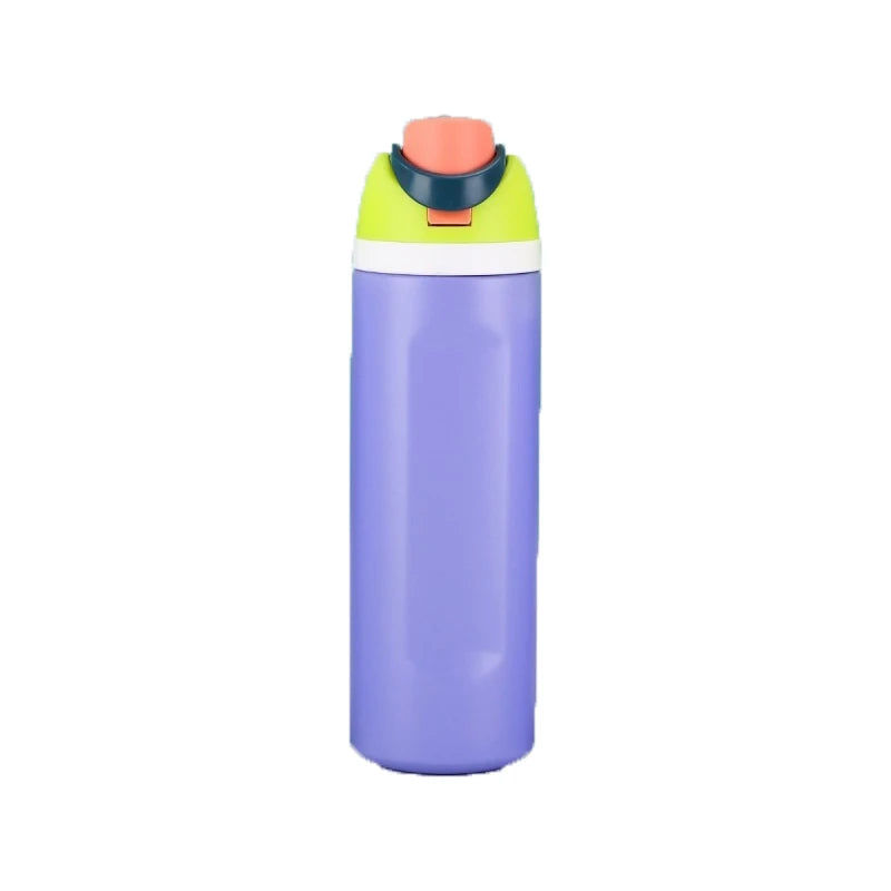 Insulated Stainless Steel Water Bottle with Straw (19oz, 24oz, 32oz)
