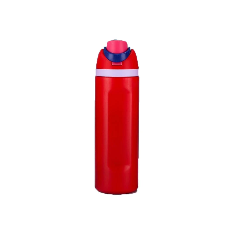 Insulated Stainless Steel Water Bottle with Straw (19oz, 24oz, 32oz)