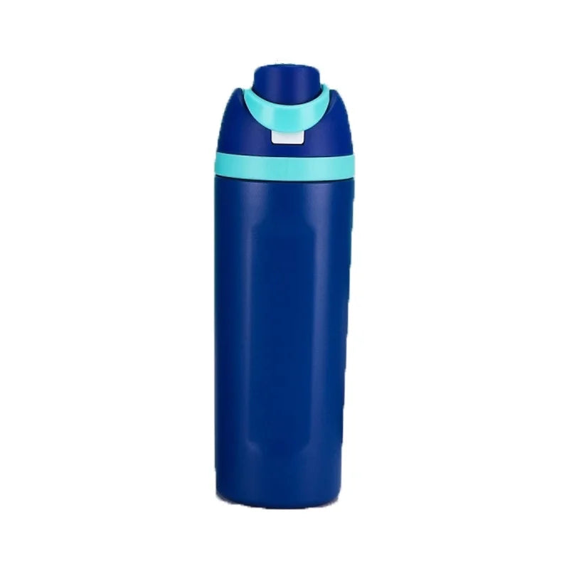 Insulated Stainless Steel Water Bottle with Straw (19oz, 24oz, 32oz)