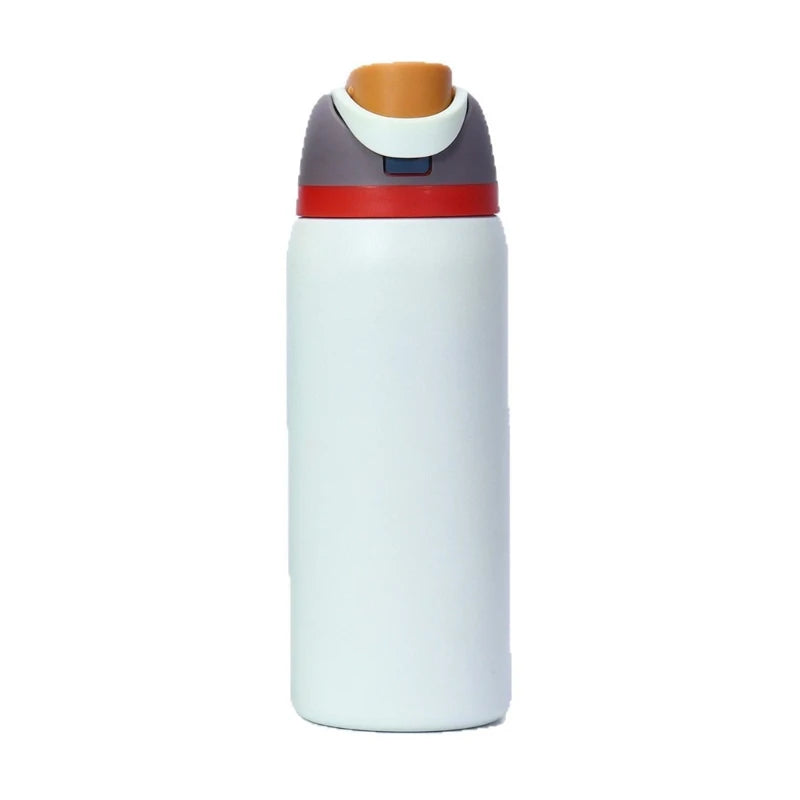Insulated Stainless Steel Water Bottle with Straw (19oz, 24oz, 32oz)