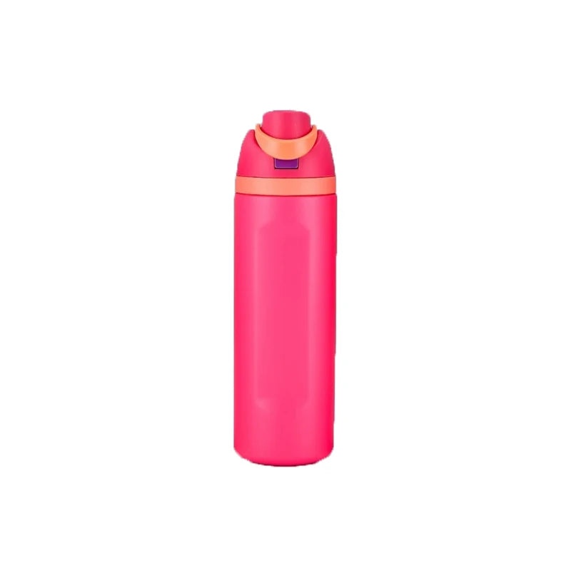 Insulated Stainless Steel Water Bottle with Straw (19oz, 24oz, 32oz)