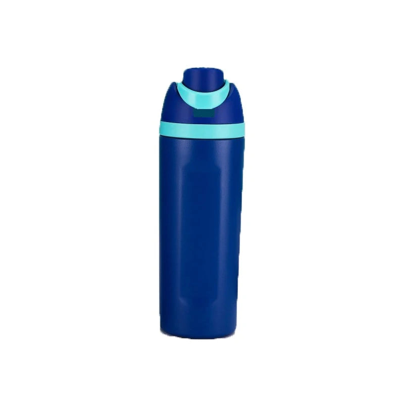 Insulated Stainless Steel Water Bottle with Straw (19oz, 24oz, 32oz)