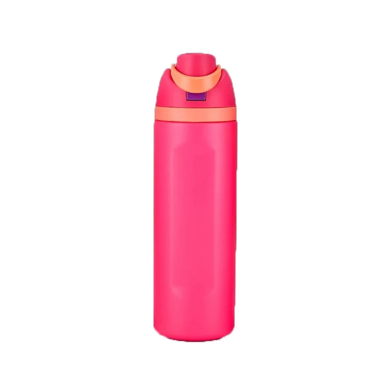 Insulated Stainless Steel Water Bottle with Straw (19oz, 24oz, 32oz)