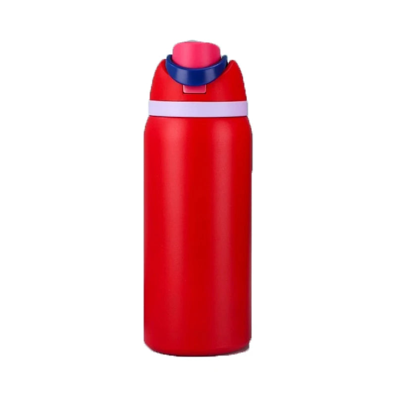 Insulated Stainless Steel Water Bottle with Straw (19oz, 24oz, 32oz)